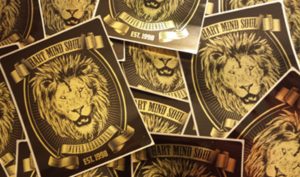 hms best gold foil stickers america